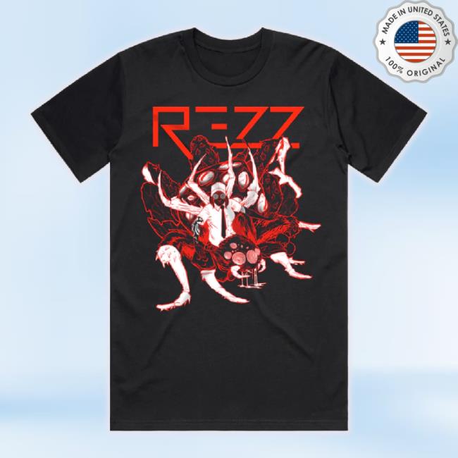 Original Rezz Official Shop Rezz - Quelaag - Black Long Sleeve Tee Rezzshop
