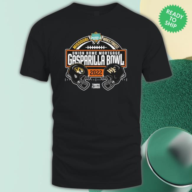 Missouri Vs Wake Forest Gasparilla Bowl 2022 Matchup Tee Shirt