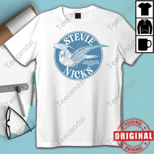 Stereospectralprints Stevie Nicks Just Like The White-Winged Dove T-Shirts