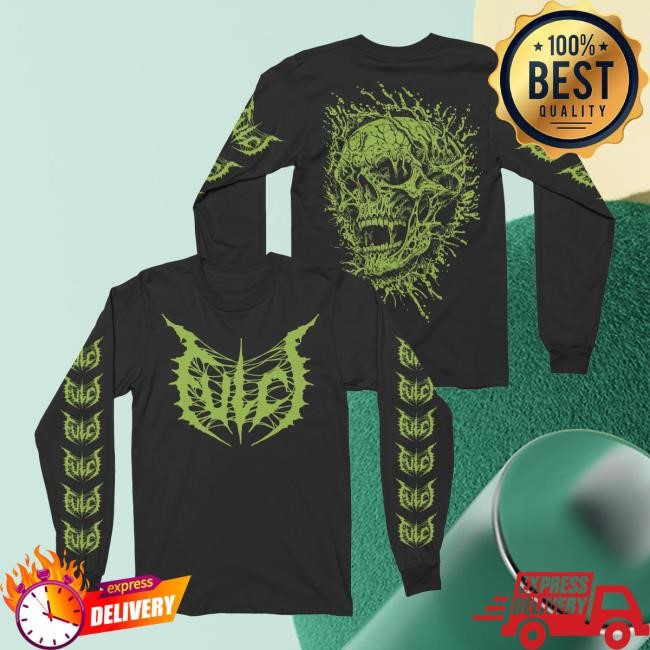 Trending Night Shift Merch Fulci Skull Splatter Long Sleeve Tee Shirt