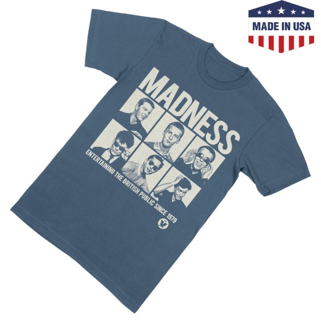 Official Madness Merch One Step Trilby Navy Shirts