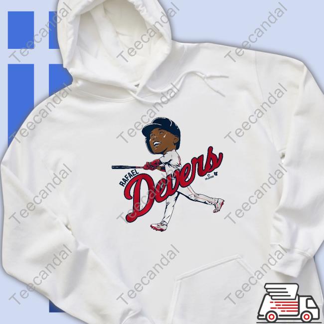 Breakingt Rafael Devers: Caricature Sweatshirt