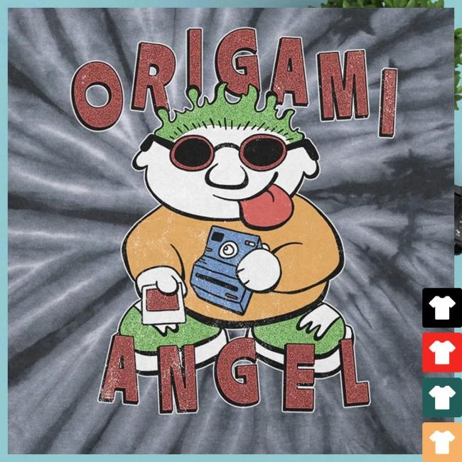 Origami Angel Merch Store Shop Camera Guy Tie Dye Hoodie