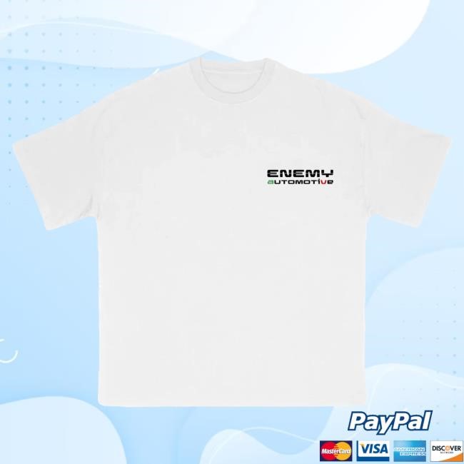 Official Apparel By Enemy Merch Store Skoda Rally X Ray Tee (White) Crewneck Sweatshirt