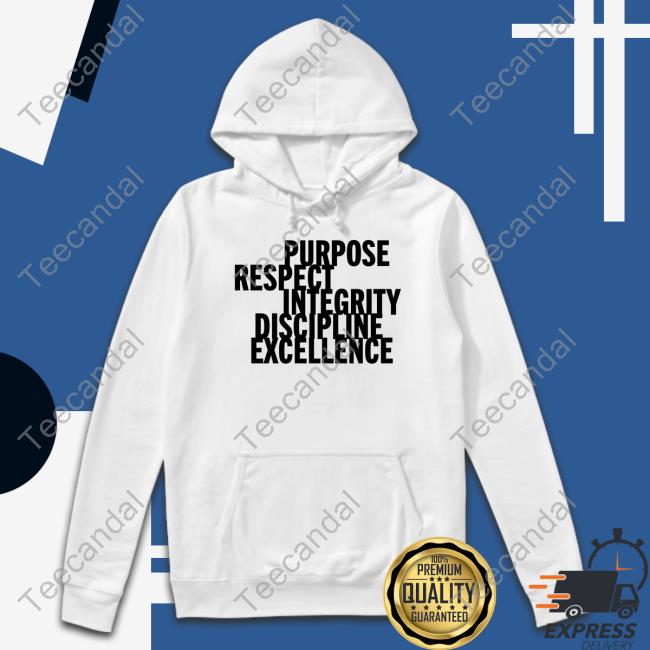 Jason Mccourty Purpose Respect Integrity Discipline Excellence T Shirt