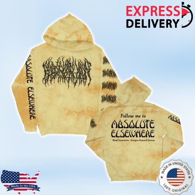 Original Absolute Elsewhere Srs Pullover Sweater (Solstice Dye) Blood Incantation Shop Merch Store