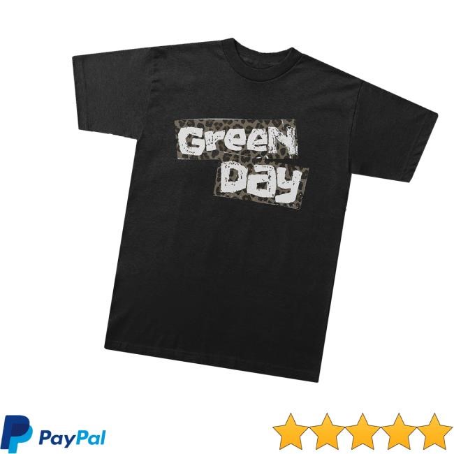 Greenday Merch Store Shop Cheetah Logo T-Shirt, Hoodie, Tank Top, Sweater And Long Sleeve T-Shirt