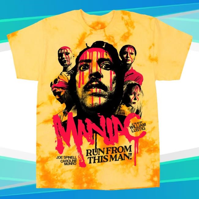 Studiohouse Designs Studiohouse Horror Merch Maniac Tiedye Sweatshirt