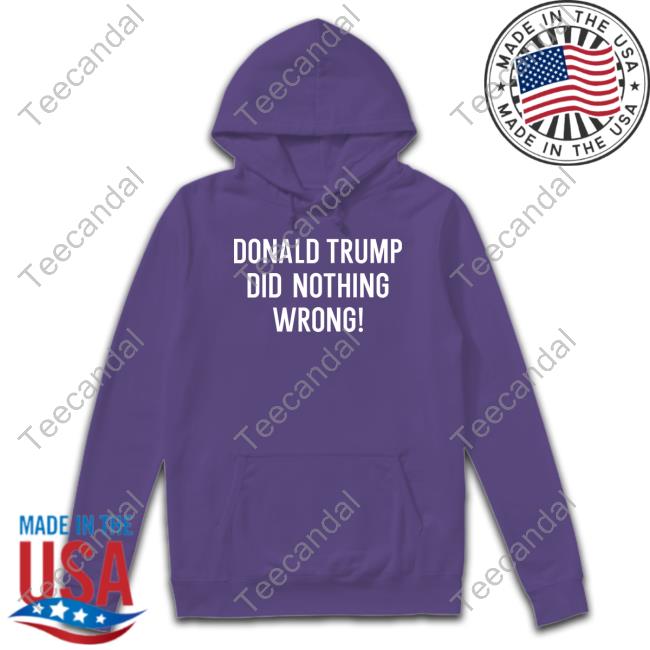 Loomer Donald Trump Did Nothing Wrong Shirt