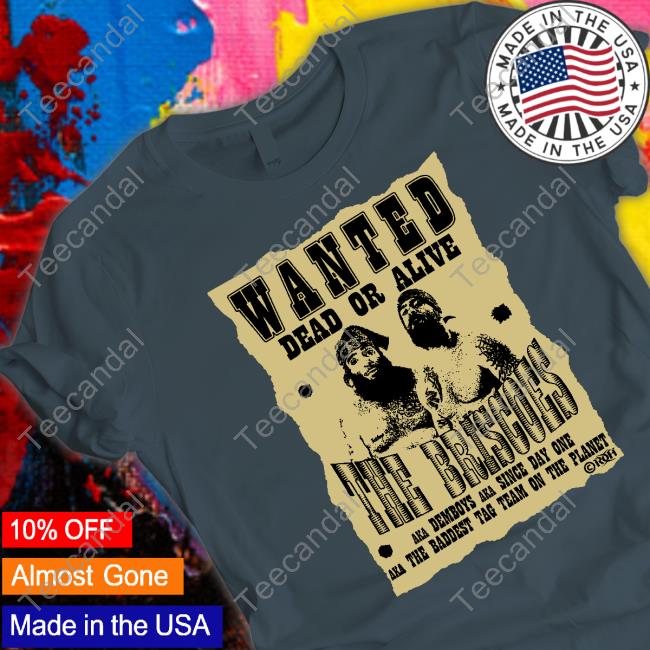Lars Frederiksen The Briscoes Wanted Dead Or Alive T Shirt