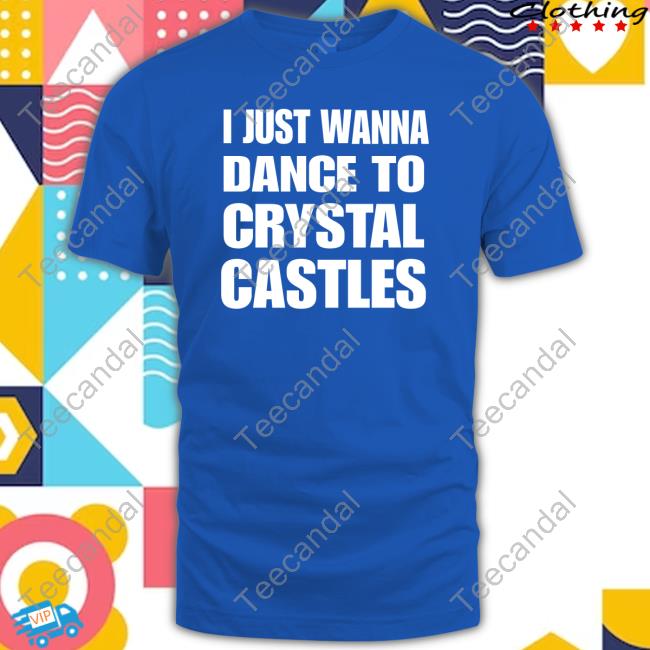 Official I Just Wanna Dance To Crystal Castles T-Shirt
