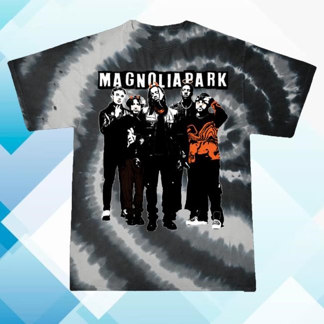 Magnolia Park Merch Halloween Tour Shirt (Swirl Black)