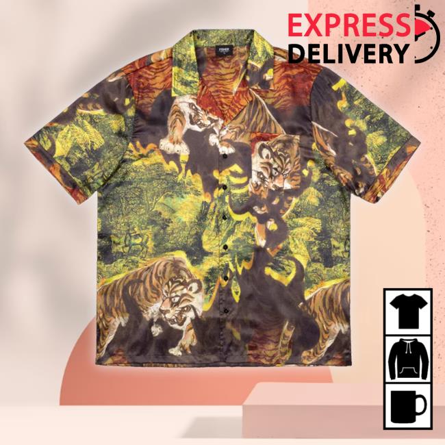 Official Followthefishtv Premium Party Tiger Shirt