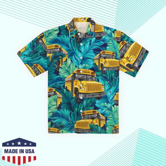 Bus Driver Tropical Hawaiian Crewneck Sweatshirt