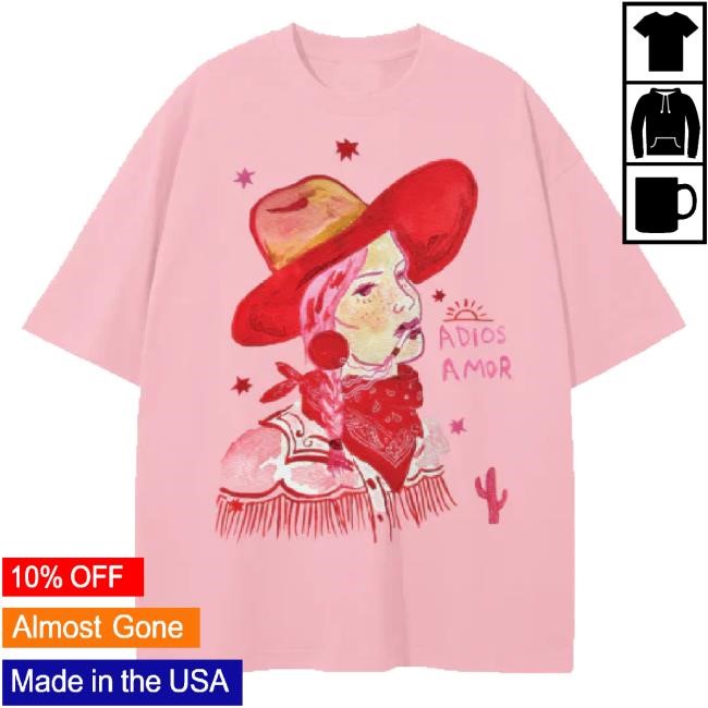 Trending Gigi The Store Adios Amor Pink Hoodie Sweatshirt