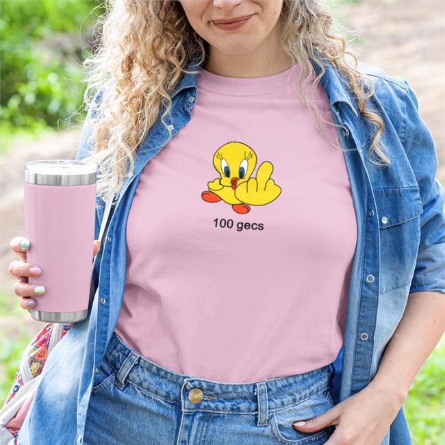 100 gecs Little Bird Middle Finger T Shirts