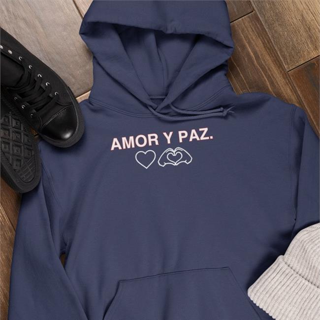 Amor Y Paz Shirt Blue Christopher Morel