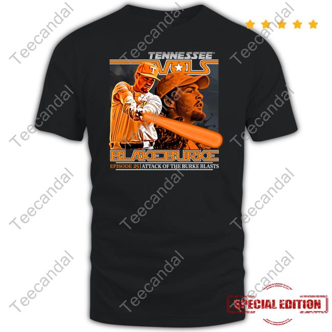 Volshop Merch Tennessee Vols Blake Burke Episode 25 Attack Of The Burke Blasts Sweatshirt Utvolshop
