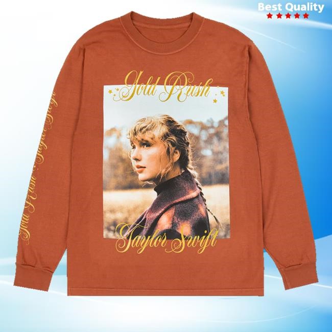 Gold Rush Taylor Swift My Mind Turns Your Life Into Folklore Tee Taylorswift Merch Store Evermore Gold Rush