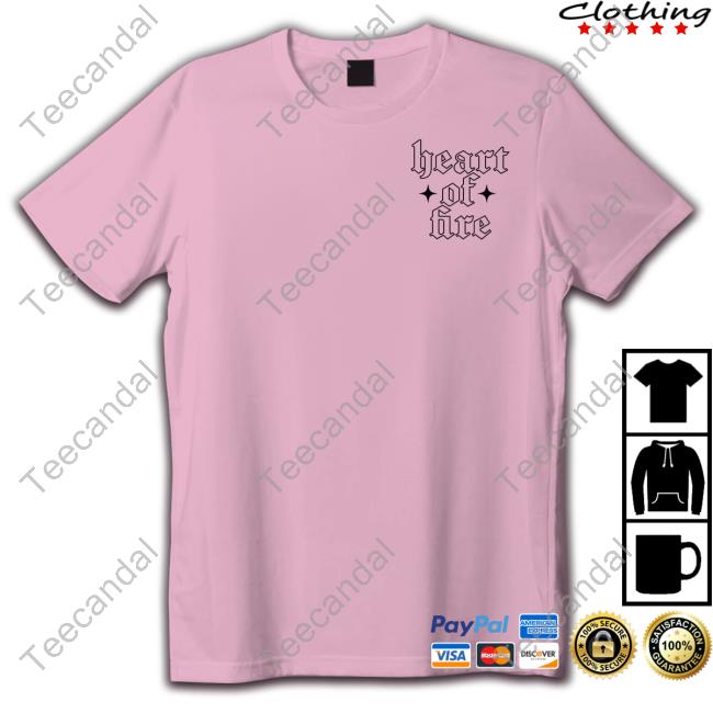 Kingrygarcia Heart Of Fire Fear No Man Only God Proverbs Sweatshirt