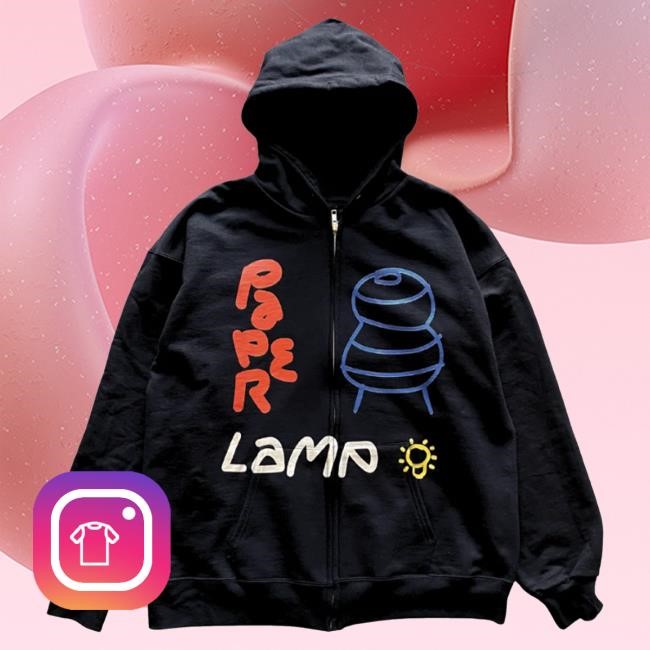 Paper Lamp Sketch Hoodie