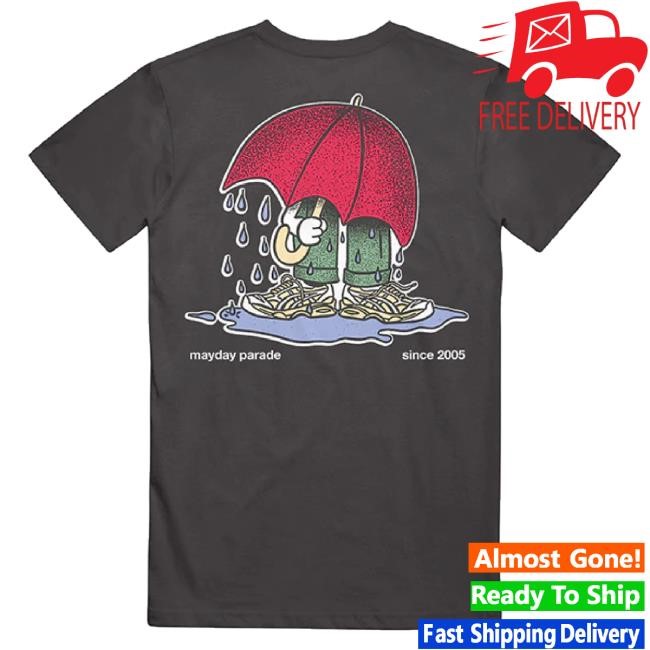 Official Mayday Parade Merch Don't Rain Grey New Shirt