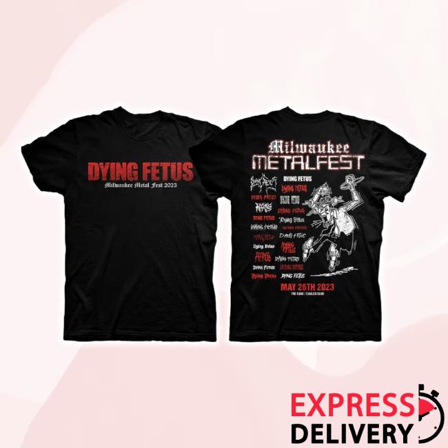 Original Martyrstore Merch Dying Fetus Milwaukee Metal Fest Sweatshirt Martyrstore Shop