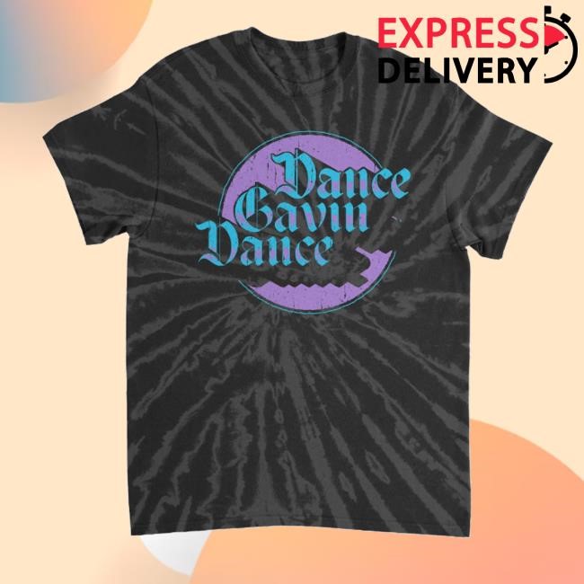 Rise Records Merch Dance Gavin Dance Logo Spider Black Tie Dye
