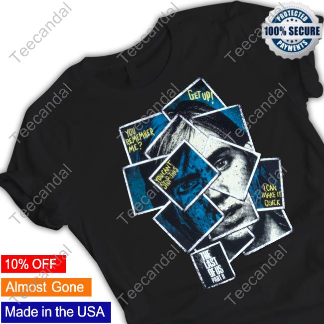 Playstation The Last Of Us Part Ii Ellie Collage T-Shirt