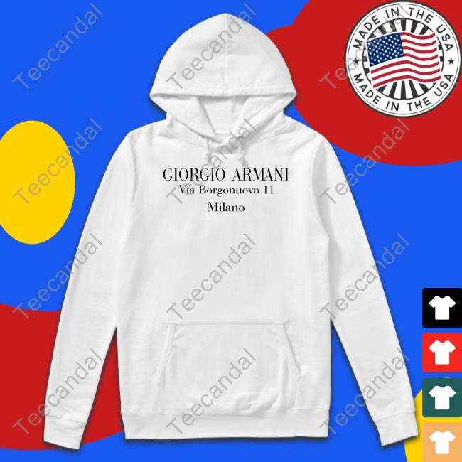 Giorgio Armani Via Borgonuovo 11 Milano New Shirt