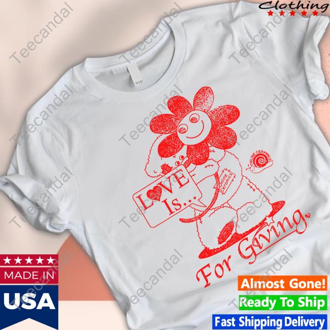 Online Ceramics Love Is For Giving Long Sleeve T Shirt