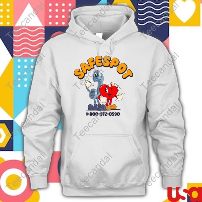 Safespot Phone Love 1-800-972-0590 Hoodie