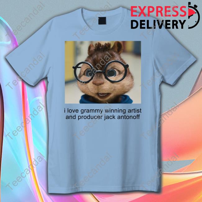 I Love Grammy Winning Artist And Producer Jack Antonoff Hoodied Sweatshirt Simon The Chipmunks