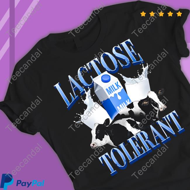 Notsafeforwear Store Lactose Tolerant Milk Tee