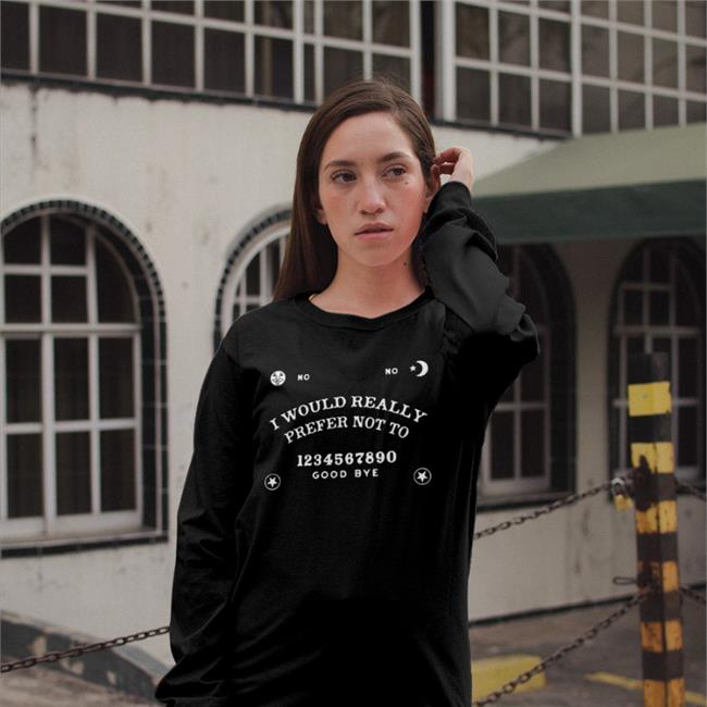 Black Critical Role I Would Really Prefer Not To 1234567890 Goodbye Shirt