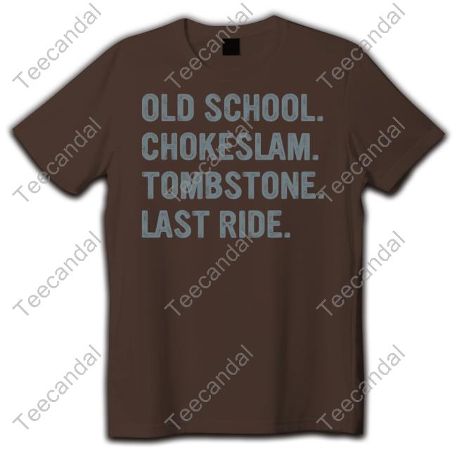 Ninelineapparel Old School Chokeslam Tombstone Last Ride Hoodie