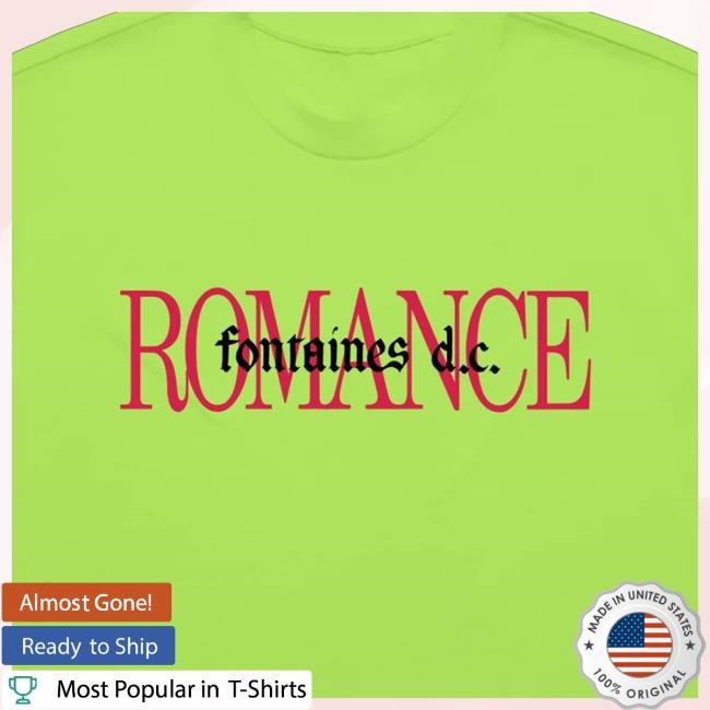 Fontainesdc Merch Romance Lime Hoodie