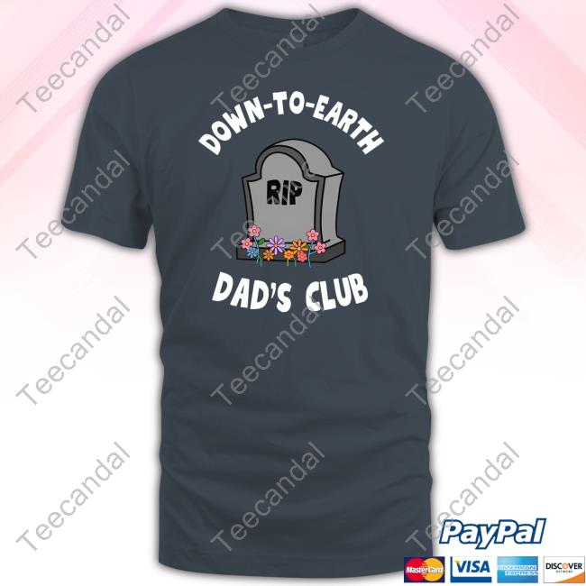 Doublecrossclothingco Down To Earth Dad's Club Long Sleeve T Shirt