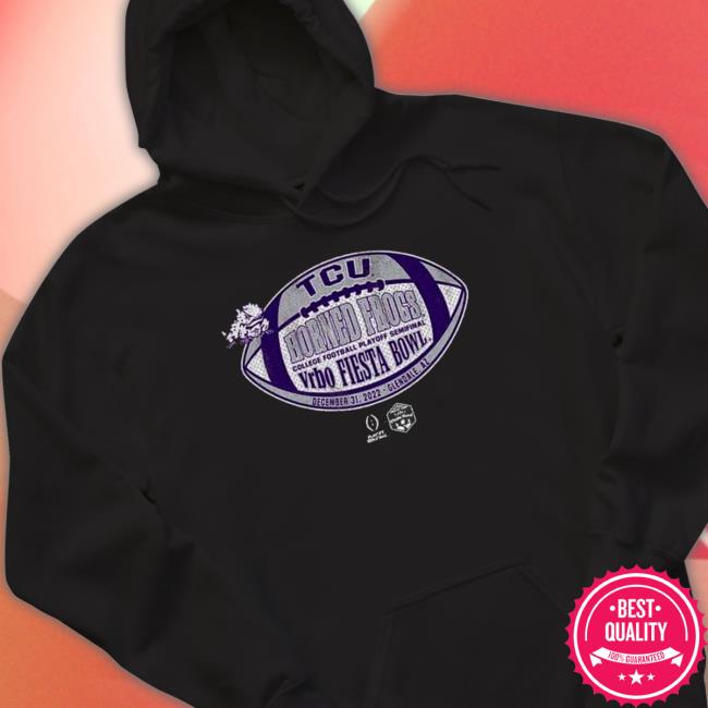 Official Tcu Horned Frogs 2022 College Football Playoff Vrbo Fiesta Bowl Bound Retro Tee