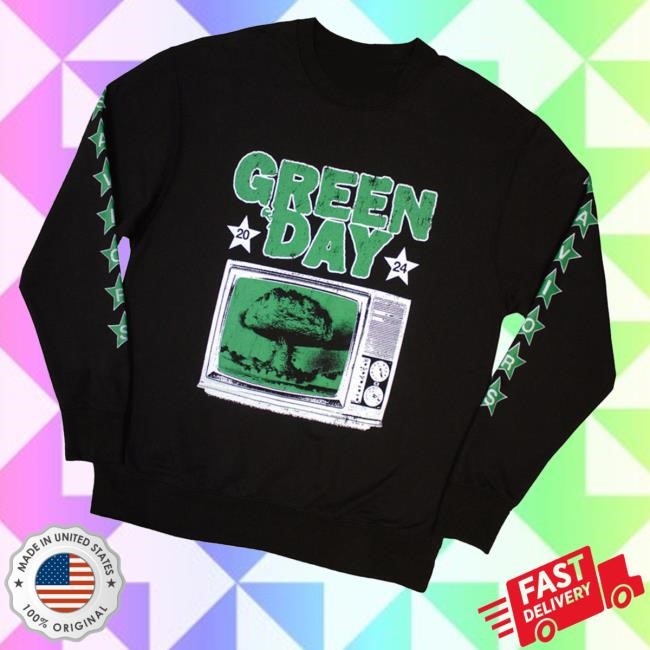 Eyesore Merch Green Day 'Tv Explosion' Tee