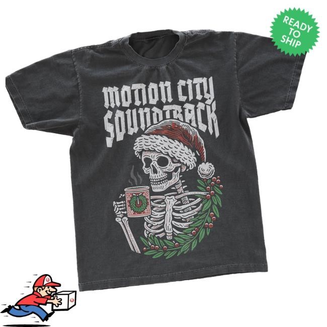 Motion City Soundtrack Merch Store Skeleton Xmas Funny Shirt
