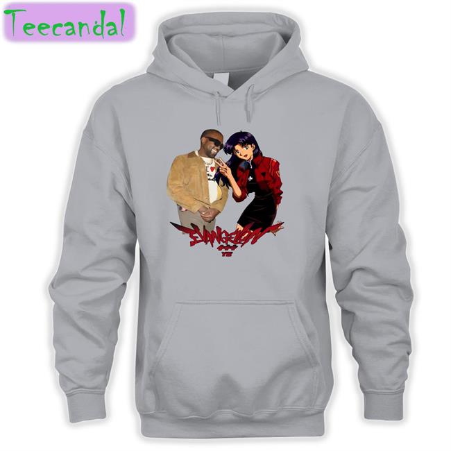 Goofyahhtees Evangelion Misato X Ye Shirt