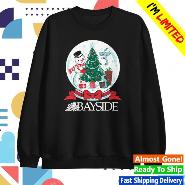 Bayside Merch Store Shop Snowglobe Black Unisex Sweatshirt
