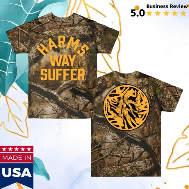Harms Way Merch Suffer Real Tree Hoodie Sweatshirt