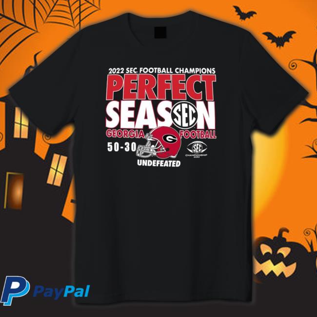 Georgia Bulldogs Undefeated Perfect Season 2022 Sec Football Champions 50-30 Long Sleeve Shirt