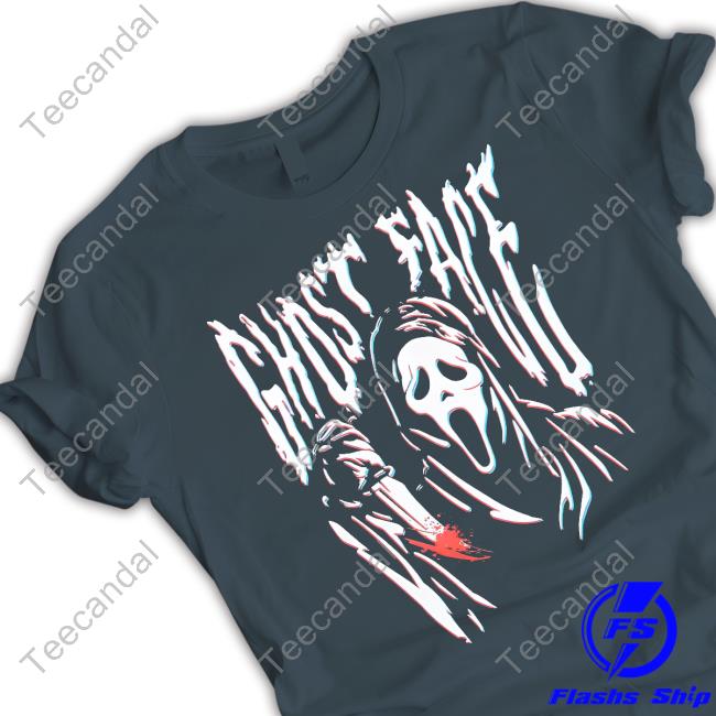 Scream Ghost Face Wavy Shirt