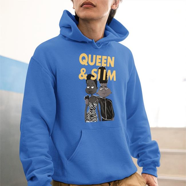 Bam Wearing Queen And Slim T Shirt