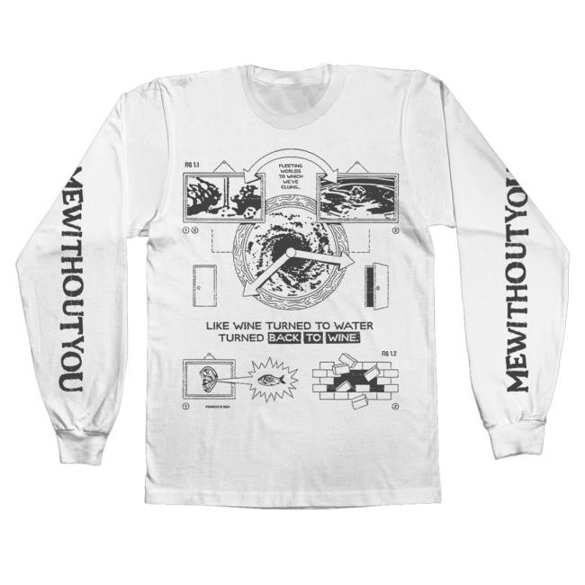 Mewithoutyou Merch Store Paper Fires Paperfires Crewneck Sweatshirt