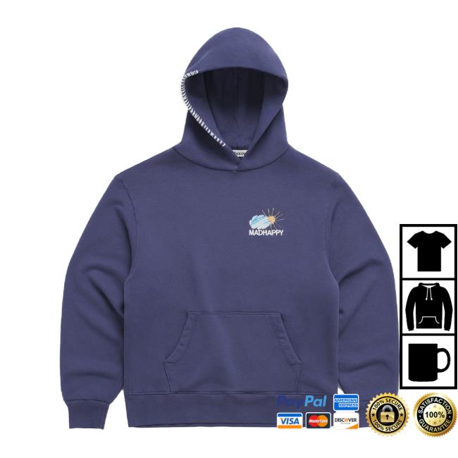 Official Mham Midweight Fleece Navy Sweater Madhappy Shop