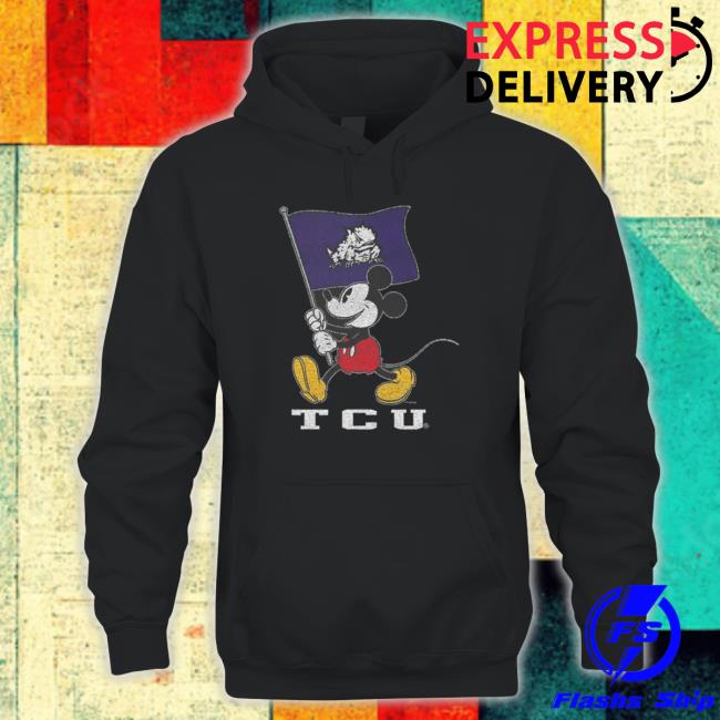 Tcu Horned Frogs Toddler Mickey Flag Waver Tee Shirt